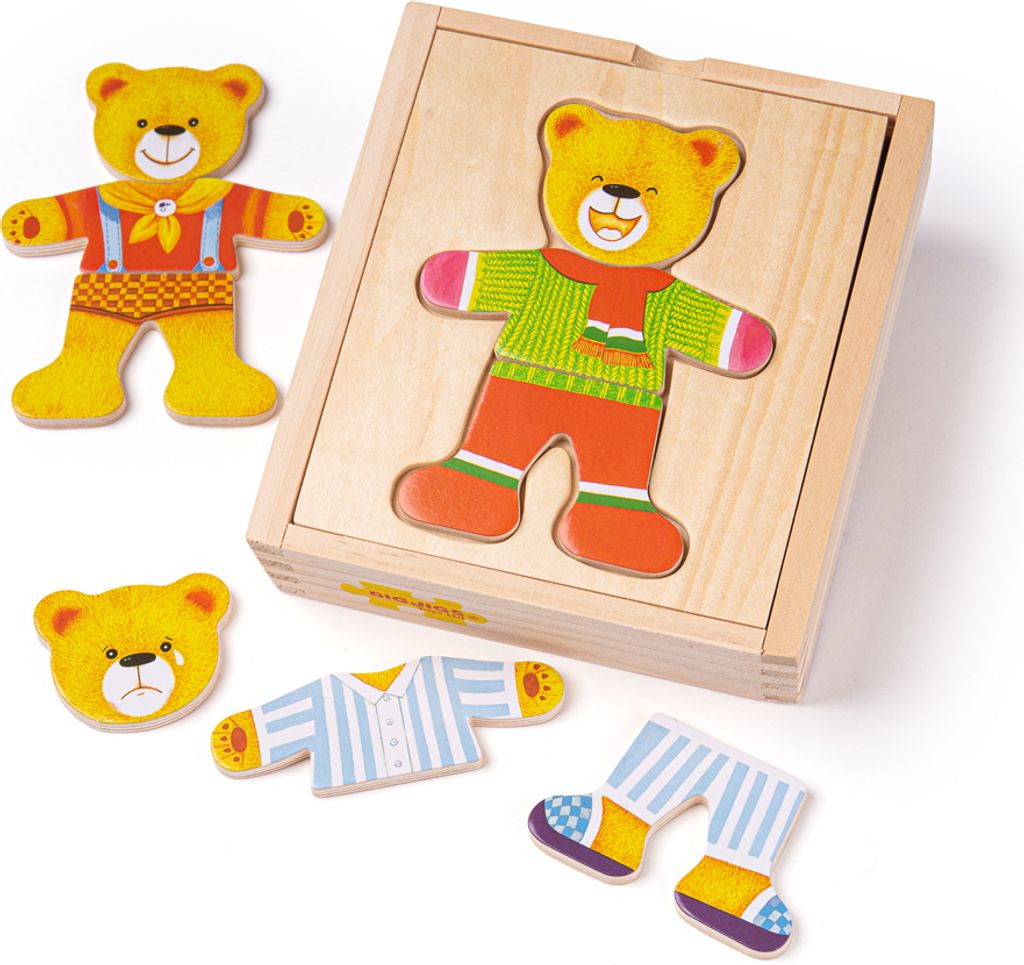 Bigjigs Toys Anziehpuzzle Mr. Bear