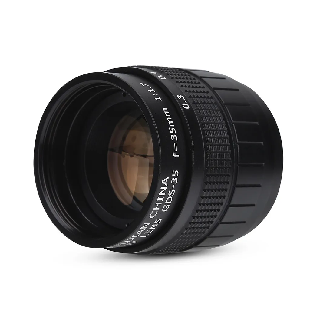 Objectif de caméra 35mm anti-flou pour vision nocturne circuit fermé
