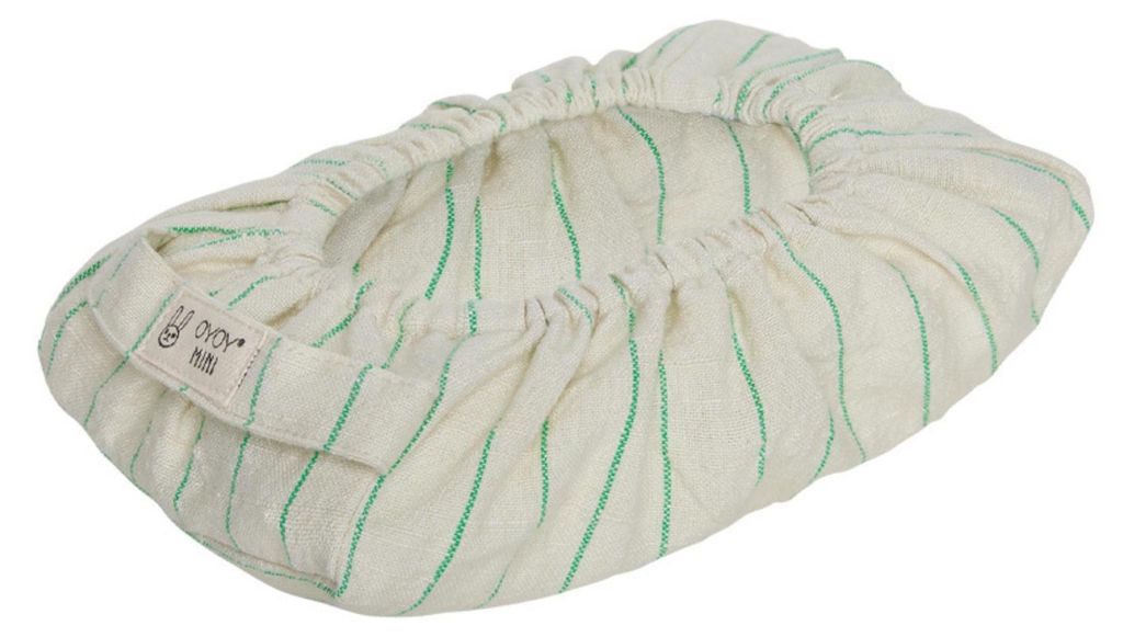 OYOY Wet Wipes Cover Feuchttücher Hülle Bright Green M107550 22x12x6 cm Baumwolle Baby Zubehör Wickelplatz skandinavisch