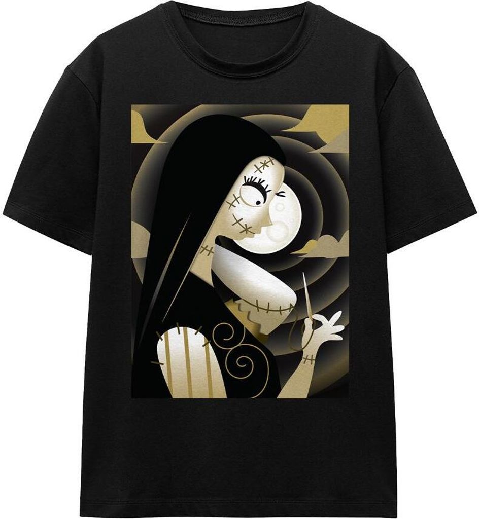 The Nightmare Before Christmas - T-Shirt für Herren/Damen Uni TV17306 (M) (Schwarz)