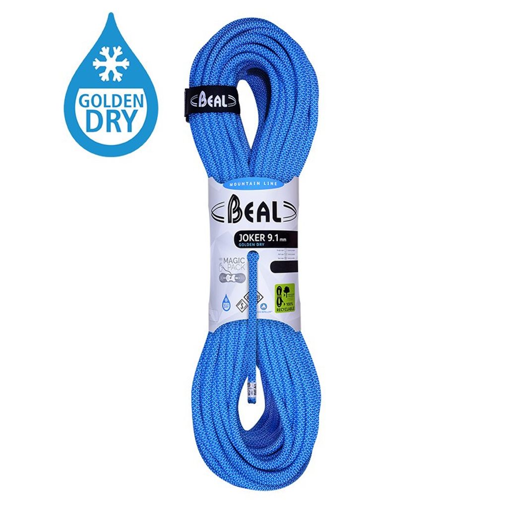 Beal Joker 9,1 mm Unicore Dry Cover Länge: 80 m / Farbe: blau
