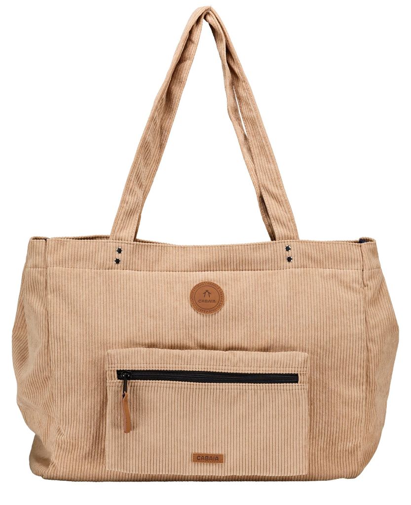 Borsa shopper Cabaïa grande, beige, 32,5 cm Immagine del prodotto 