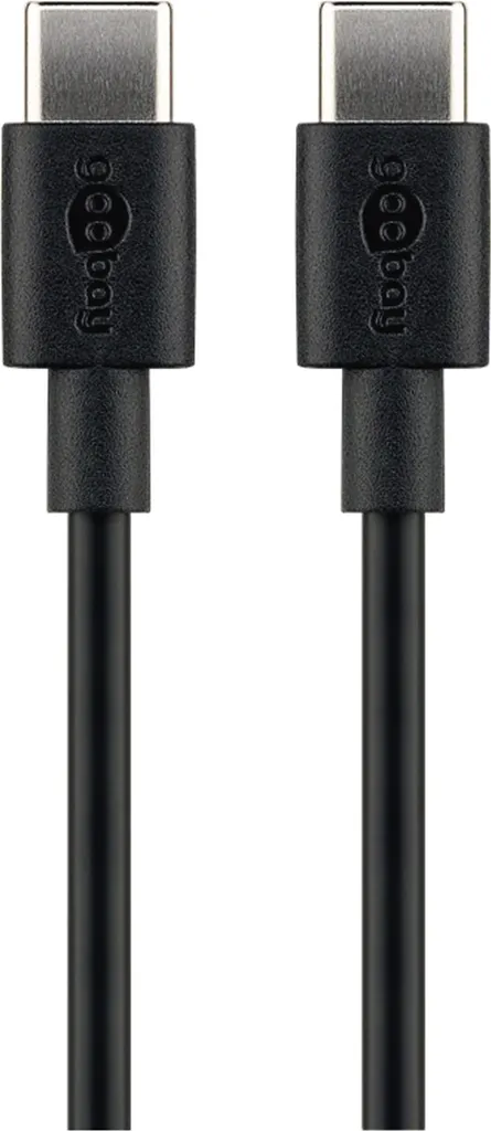Cavo Ricarica USB-C Goobay 66318 1m Nero - Qualità Tedesca Certificata