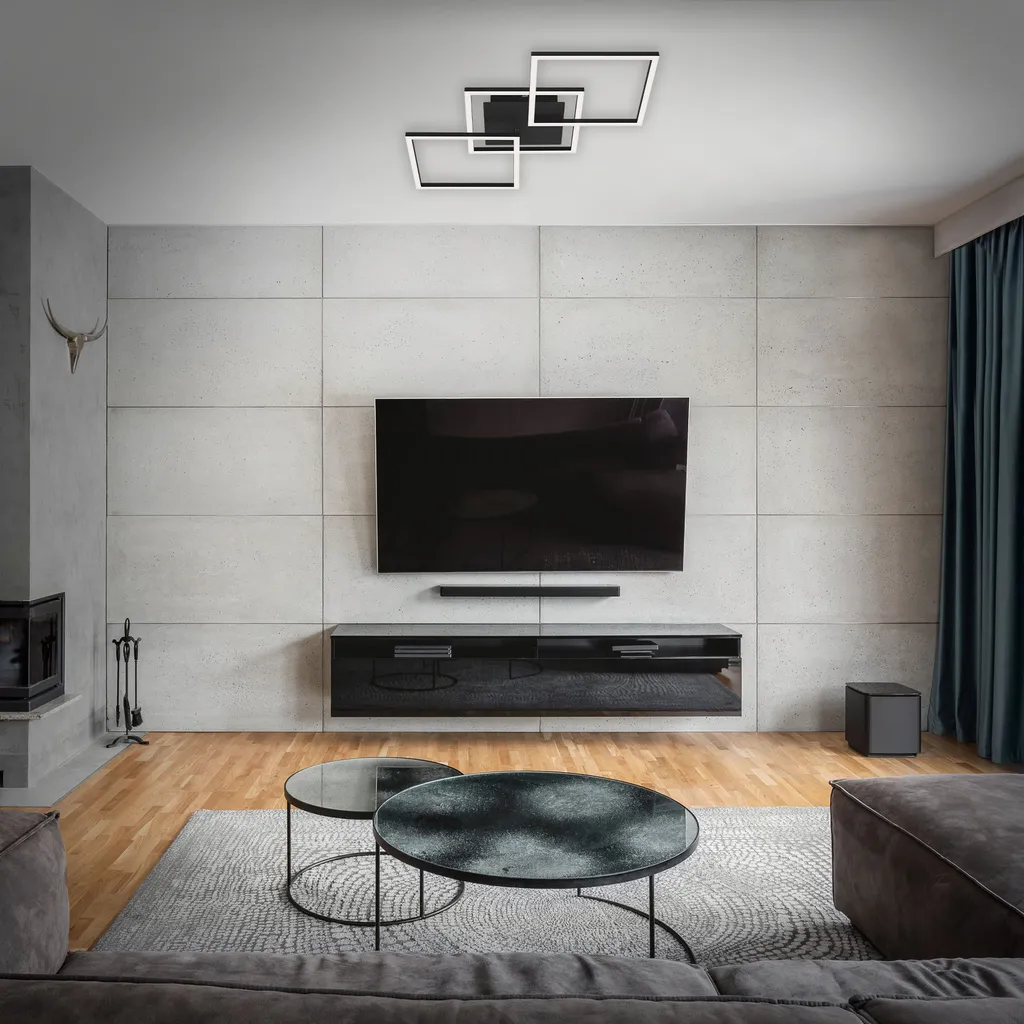 Lampada Soffitto LED Briloner 30W Nero Dimmerabile: Luce Su Misura - 3