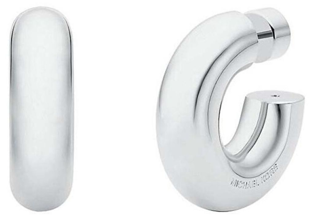 Minimalist hoop earrings made of brass MKJ842200040