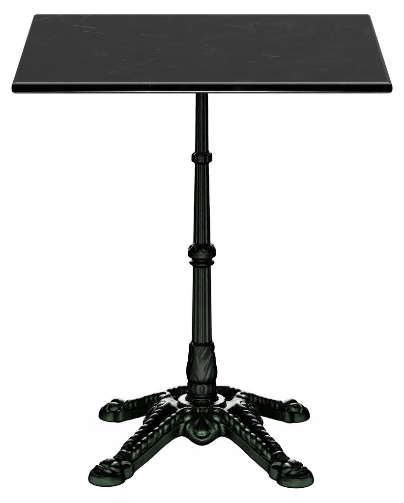 Blumfeldt Bistrotisch – 60 x 60cm Marmortischplatte, Produktbild 