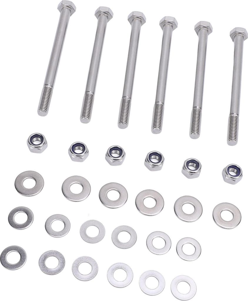 Edelstahl-Schotthalterungsschrauben-Muttern-Unterlegscheiben-Kit mit hoher Härte für Serie 2a 3