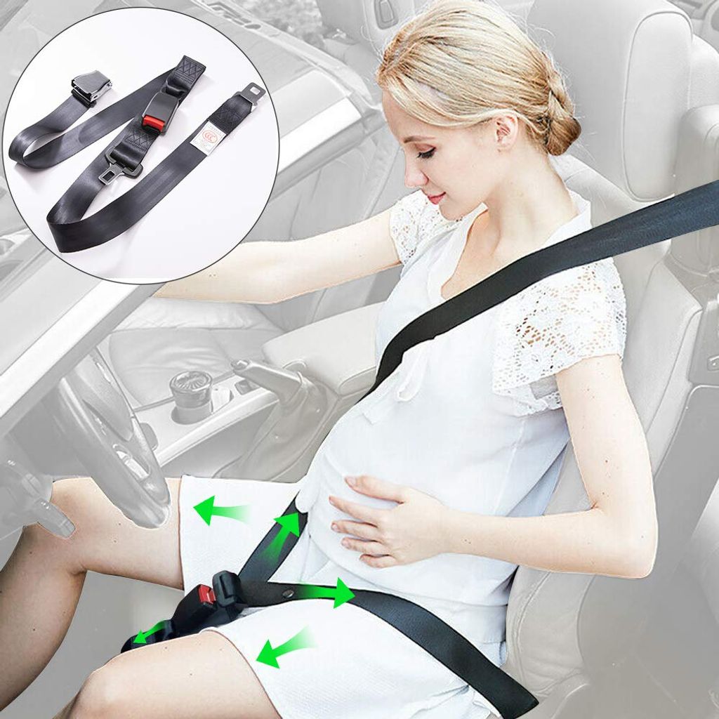 Auto PKW Bauch-Gurt Schwangerschafts-Sicherheitsgurt-Regler Komfort Schwarz 