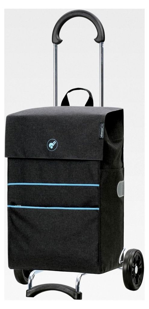 Einkaufstrolley - klappbar - 53 Liter - Tragkraft 40 kg - Stahlgestell - Rad Ø 15 cm - Scala Shopper Nelon anthrazit