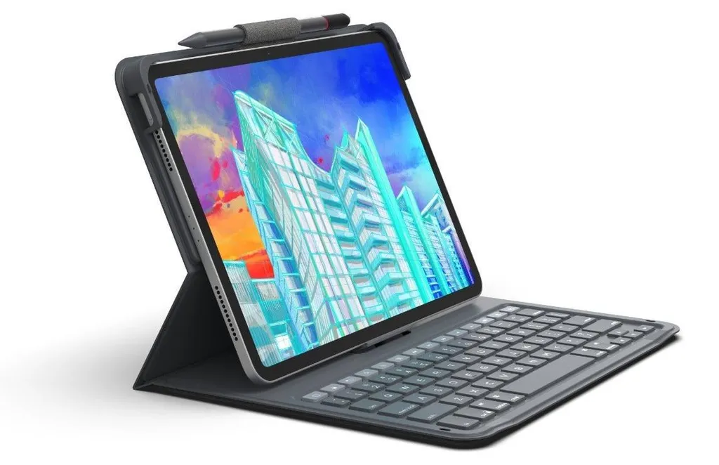 Clavier sans fil iPad 10.9 ZAGG Messenger Folio Housse Anthracite