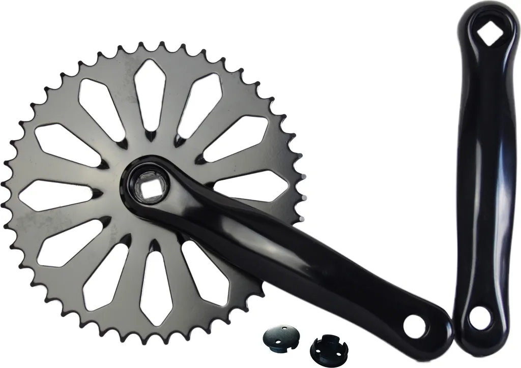 Éliminez les sauts de chaîne avec ce pignon Crystal noir 44 dents carré