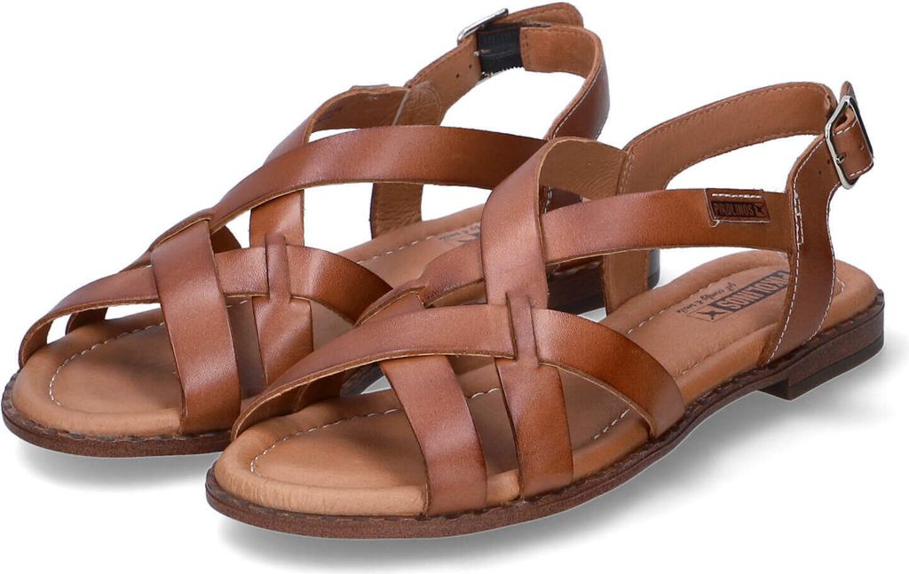 Pikolinos Damen Sandalen ALGAR Braun Glattleder Größe: 40 Produktbild 