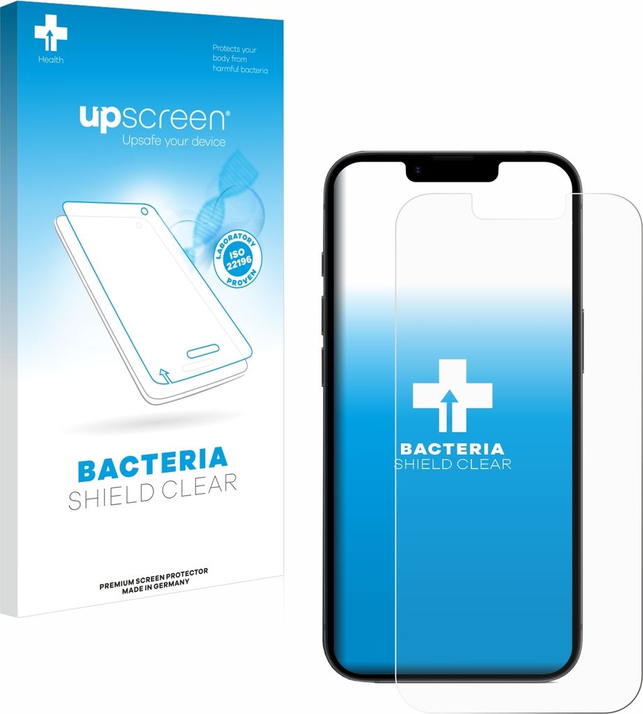 upscreen Schutzfolie für Apple iPhone 16e / 17e Displayschutz Displayschutzfolie Folie Klar antibakteriell