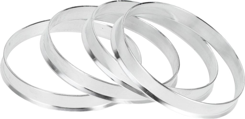 Hubzentrische Ringe, 70,1 mm ID auf 73,1 mm OD Fahrzeugradnabenringe aus Aluminiumlegierung, 4 Stück