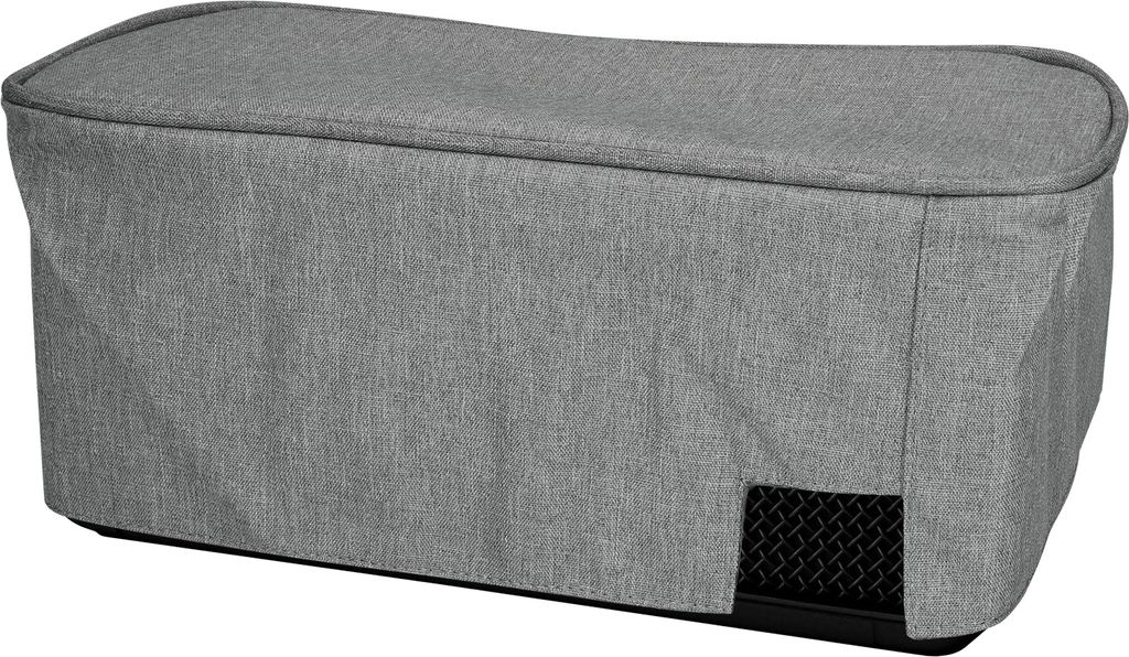 kwmobile Schutzhülle kompatibel mit Marshall Middleton Wireless Hülle - Staubhülle für Mini Lautsprecher - Speaker Cover in Grau