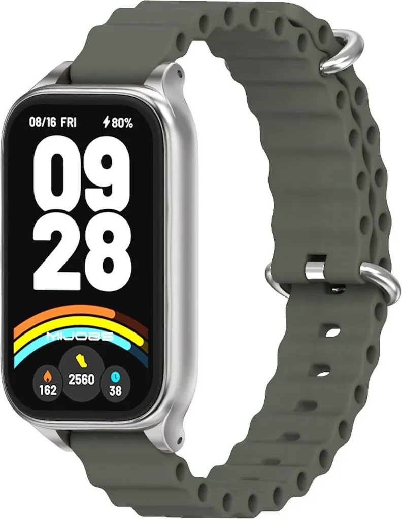 xhKJO Silicone Cinturino per Orologi per Xiaomi Mi Band 9