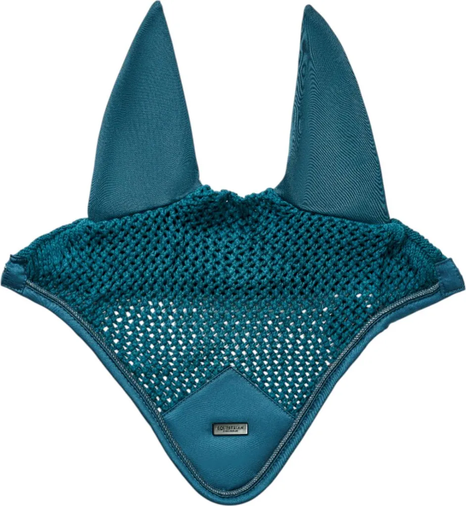 Évitez les Distractions : Bonnet Anti-mouches Teal Blue pour Cheval Actif