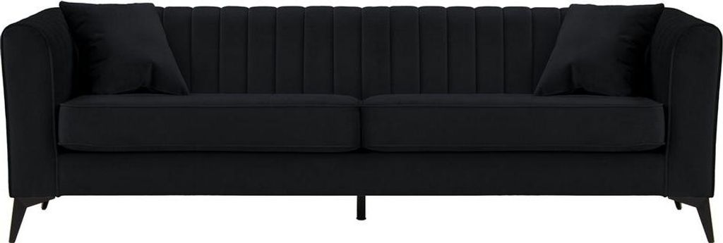 4-Sitzer Sofa Mary aus medizinischem Schaumstoff-Velluto 20-matte black