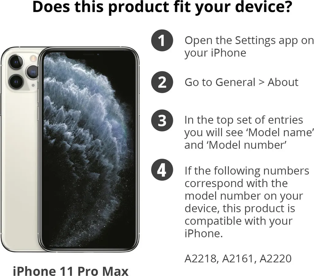 Accezz Wallet Custodia a libro in TPU per iPhone 11 Pro Max - Oro - 6