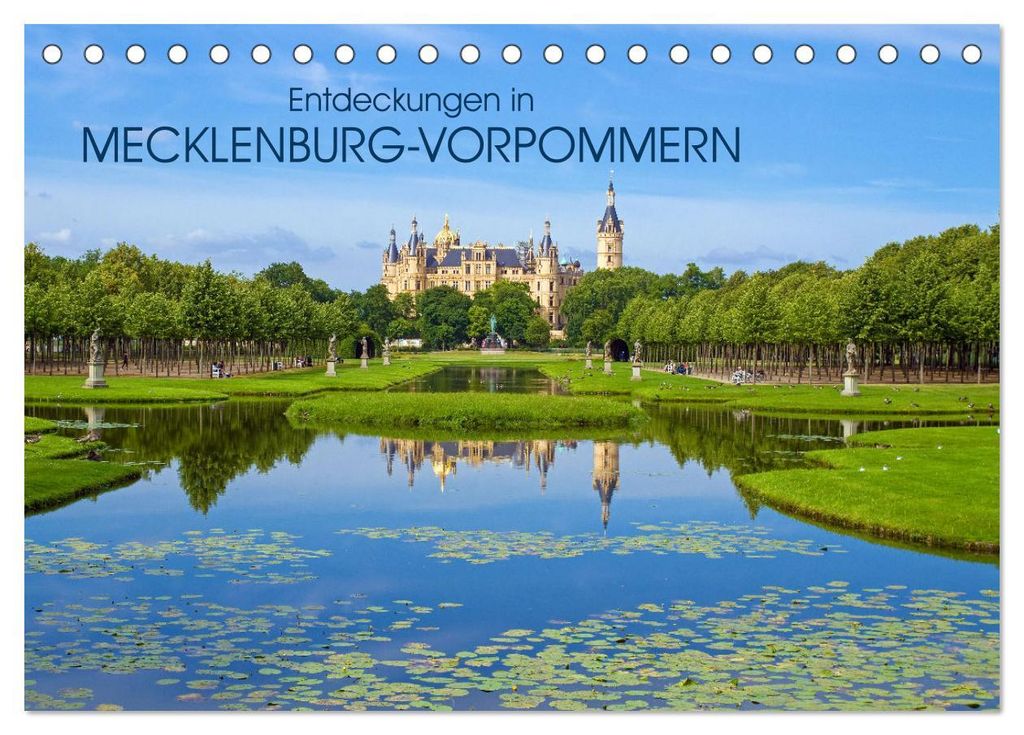 Entdeckungen in Mecklenburg-Vorpommern (Tischkalender 2027 DIN A5 quer), CALVENDO Monatskalender