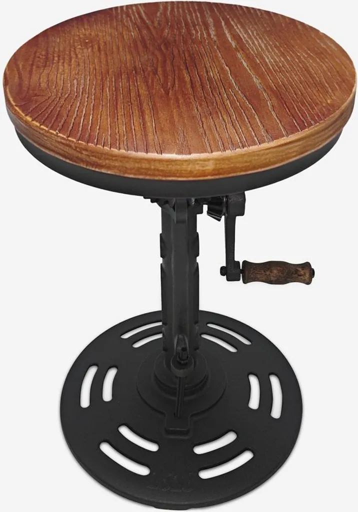 Tabouret de bar stable et réglable Zunor - Solution ergonomique style vintage