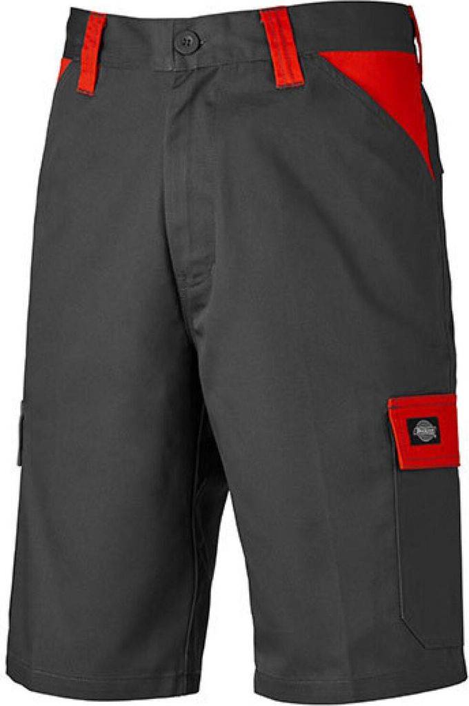 Dickies ED24/7SH | Herren Everyday Short - Kurze Arbeitshose - Farbe: Grey (Solid)/Orange - Größe: 60