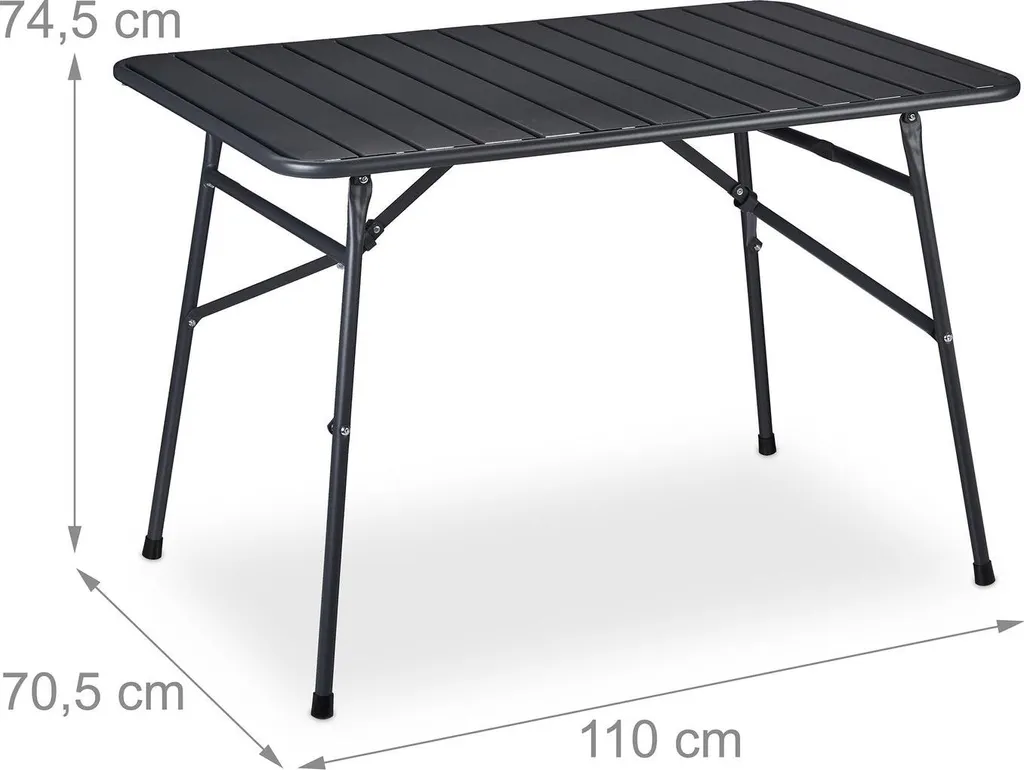 Table à manger pliante gain de place pour repas extérieur et fêtes