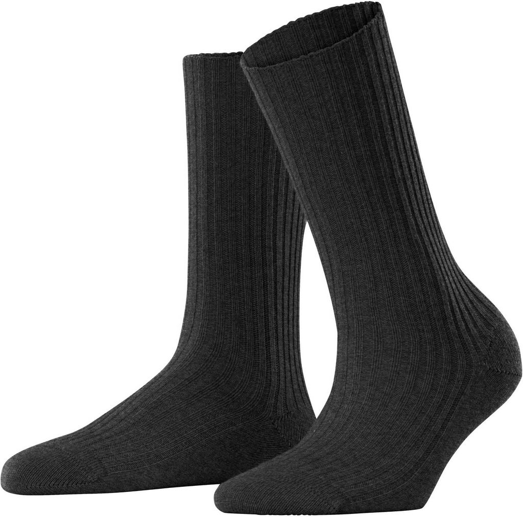 FALKE Cosy Wool Boot Socken Damen anthra.mel 39-42