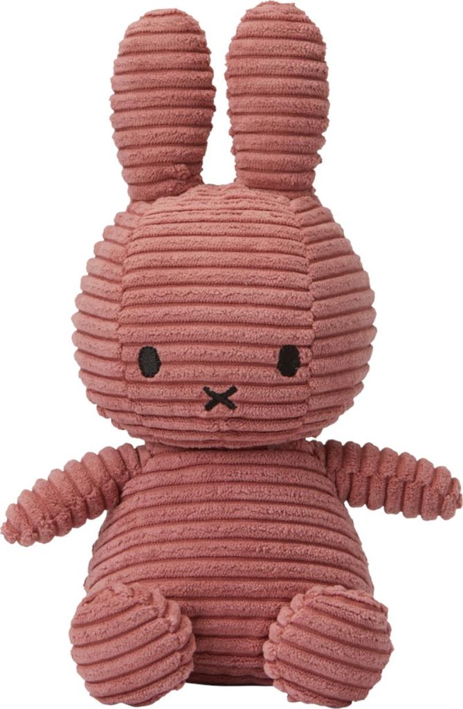 Miffy Corduroy Kuscheltier - 23 cm - ECO - Dusty Rose | Kuscheltiere