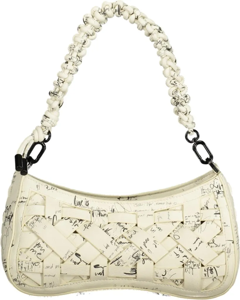 Borsa Bianca con Tracolla Removibile e Tasca Interna | Vera Pelle