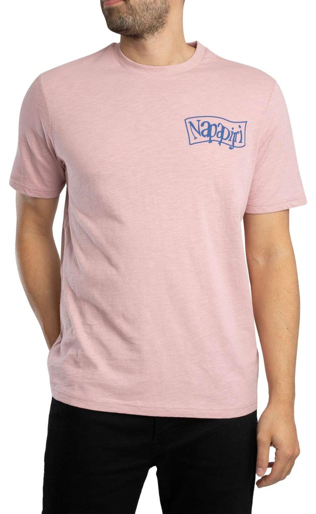 Napapijri Elior Rückengrafik-T-Shirt mit lässiger Passform, Rosa S