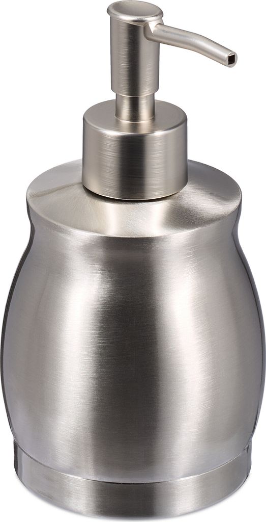 Seifenspender 390 ml - Edelstahl - Küche - Toilet - Freistehend - Silber