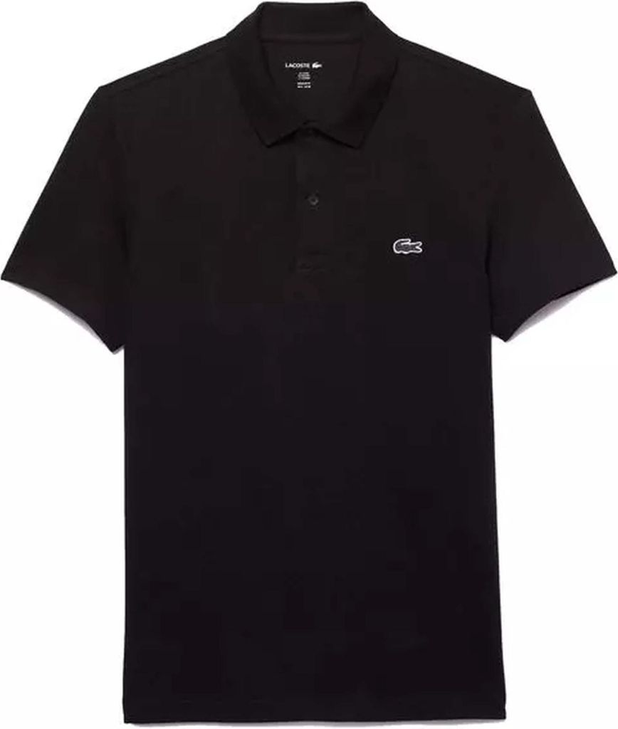 LACOSTE Fit Baumwolle Knit Polo Herren schwarz L