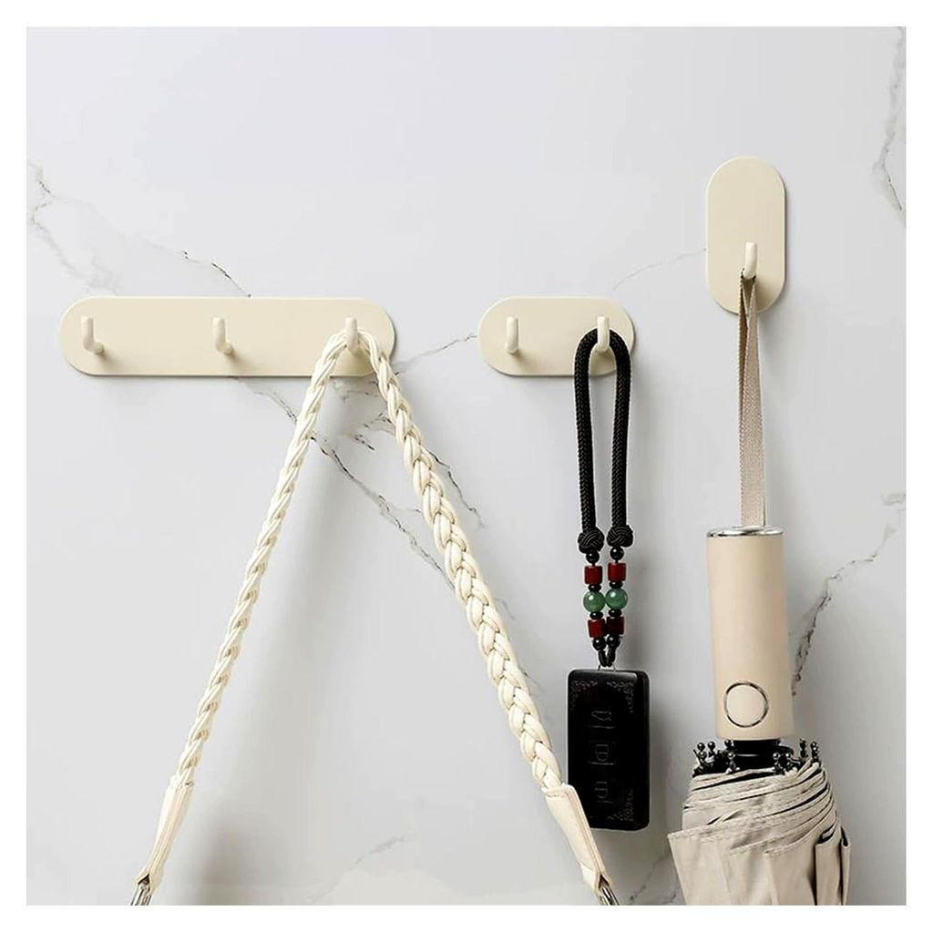 Handtuchhalter ohne Bohren, 3 Stück – Handtuchhaken Edelstahl, Praktische Klebehaken, Wandhaken, Haken selbstklebend für Küche und Badzimmer