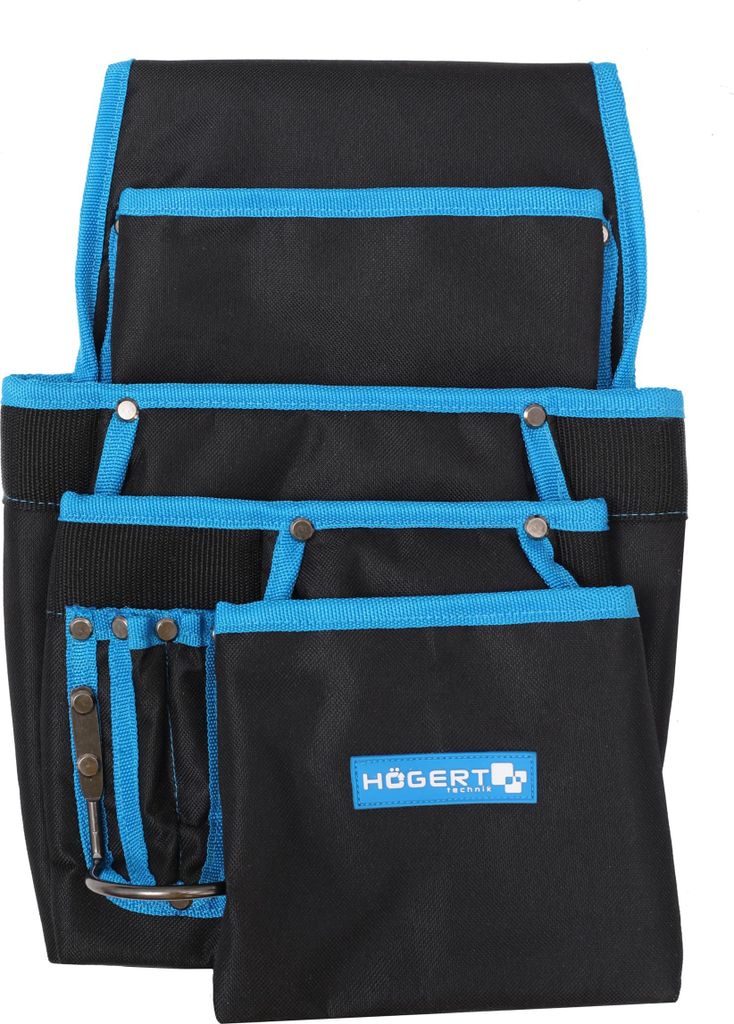 Högert Technik - Gürteltasche für Elektrowerkzeuge | Werkzeuggürteltasche Werkzeugtasche Gürtel Elektriker Halter Taillentaschen | 7 funktione...