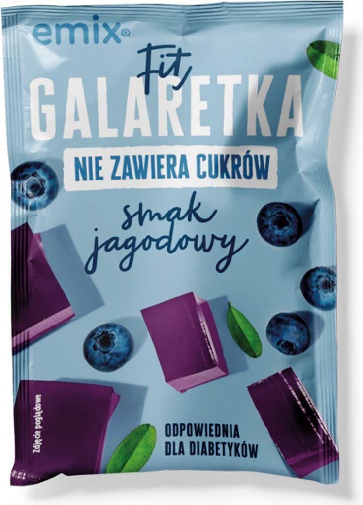 Emix Galaretka o smaku jagodowym bez cukru 25 g Zdjęcie produktu 