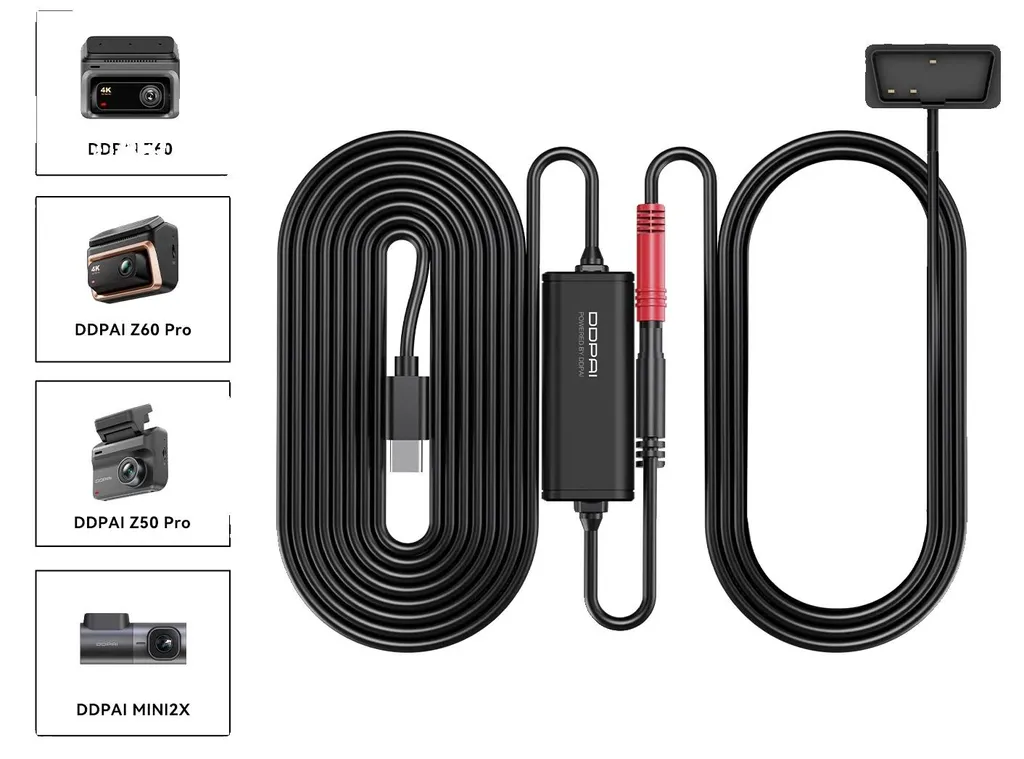 Kit de câblage OBD pour dashcam universel avec surveillance 24h/24