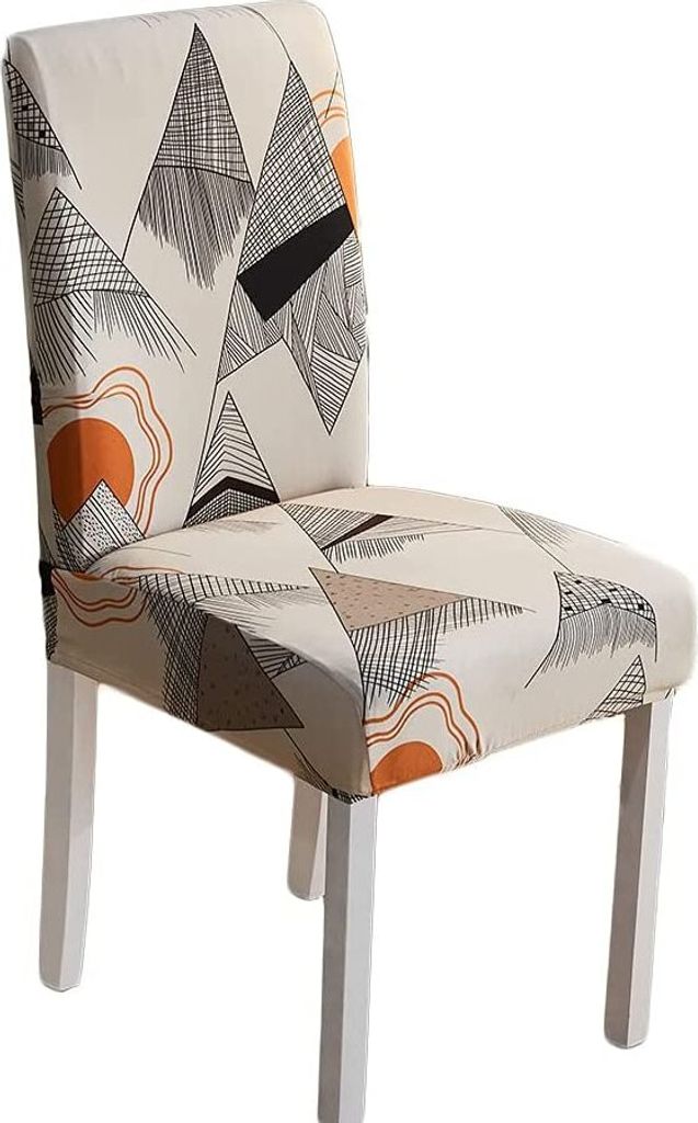 Stuhlhussen 4er Set Universal Stretch Stuhlbezug Moderne Elastische Abnehmbar Waschbar stuhlhusse für Familie Esszimmer Hotel Bankett Hochzeit Par...