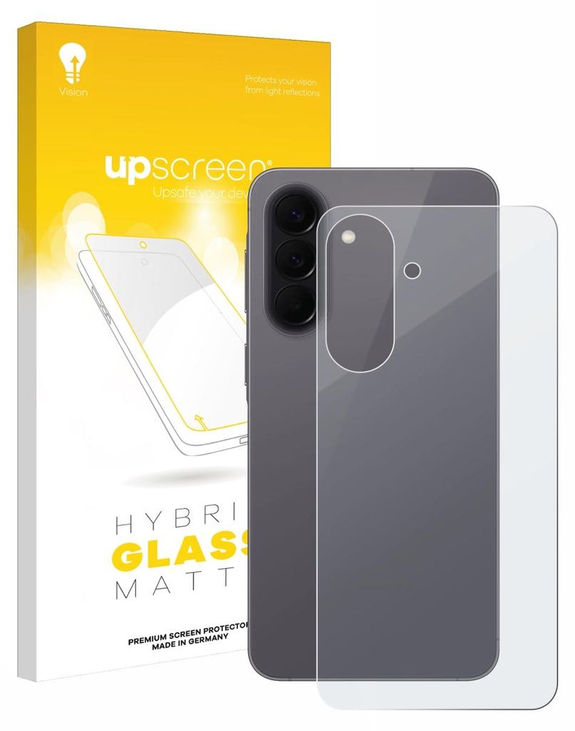 upscreen Entspiegelungs Schutzglas für Samsung Galaxy A57 5G (Rückseite) Schutzfolie Panzer Folie Glas Display Schutz matt
