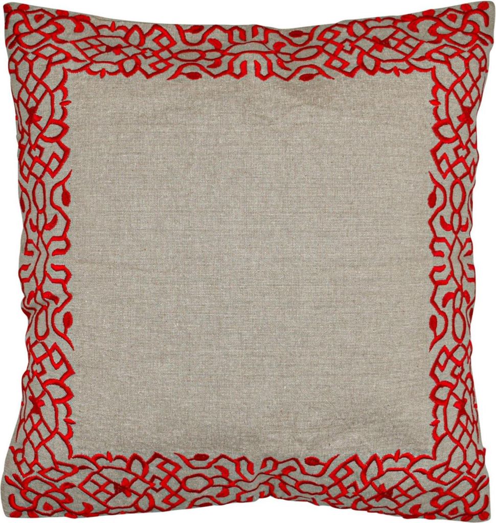 Marrakesch Kissenbezug Kissen 50x50 cm groß | Sofakissen Kuschelkissen aus Baumwolle bestickt als aesthetic Wohnzimmer Deko auf dem Sessel & Sofa ...