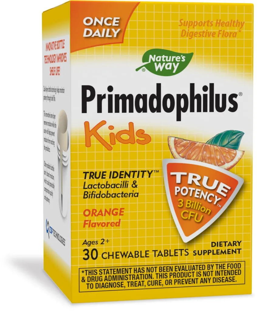 Primadophilus Kids Arancia 30 Compresse Masticabili - Fermenti Bambini