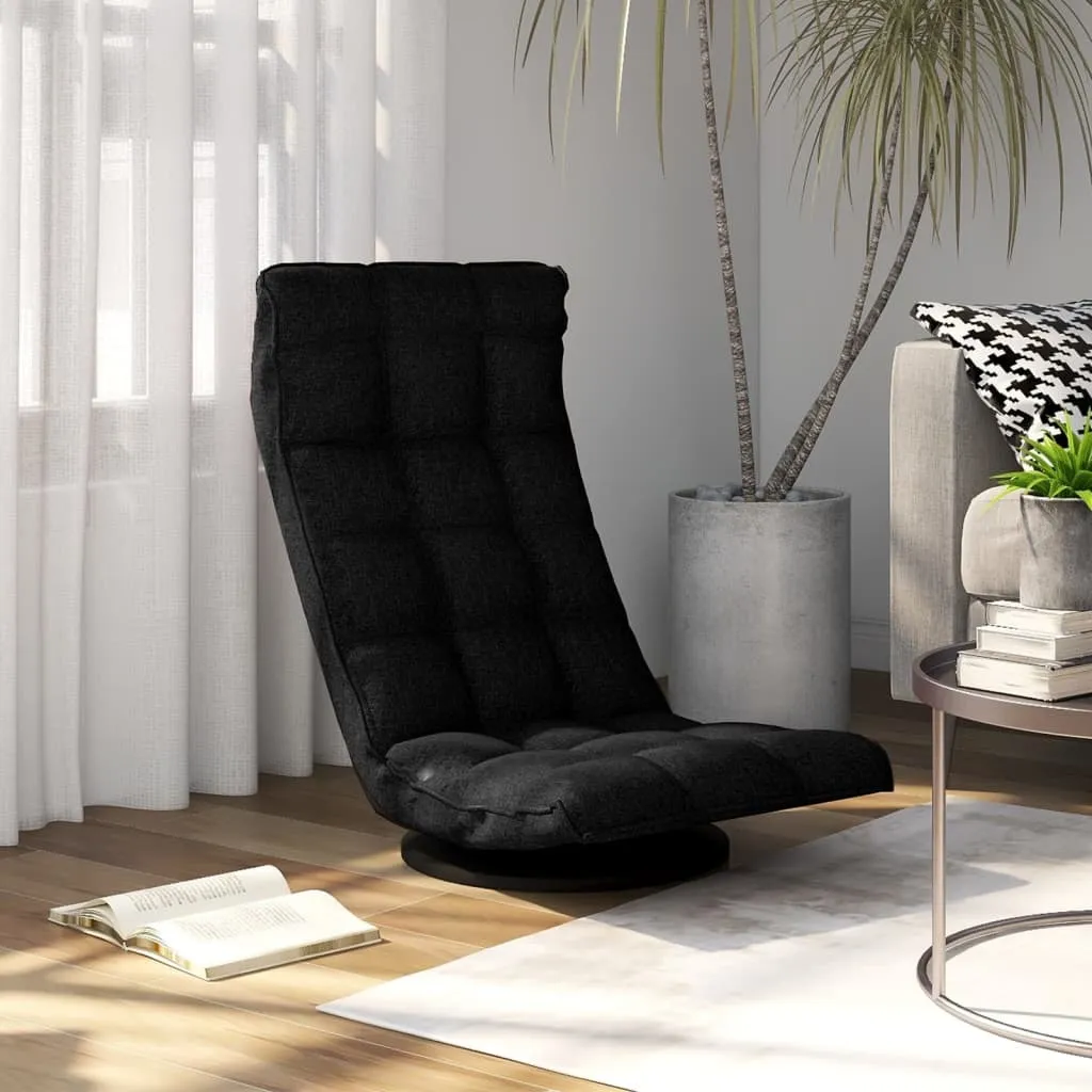 Sedia Gaming da Terra Girevole The Living Store - Tessuto Nero Traspirante