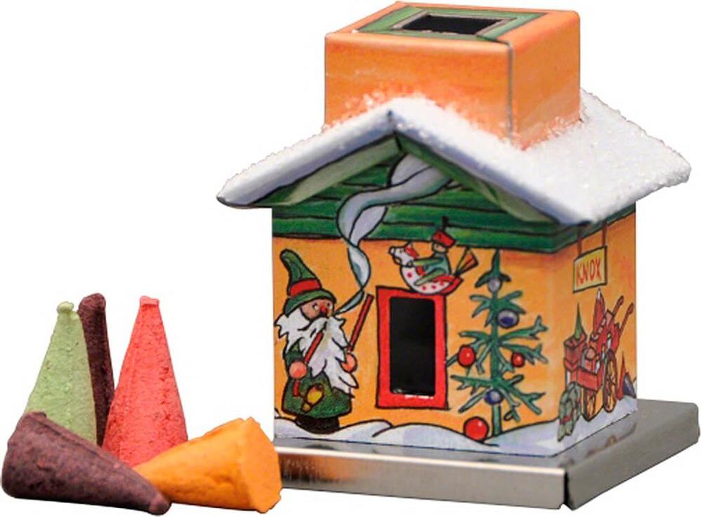 Metall-Räucherhaus Little-One Apotheke (4,5cm) von Knox Räucherkerzen
