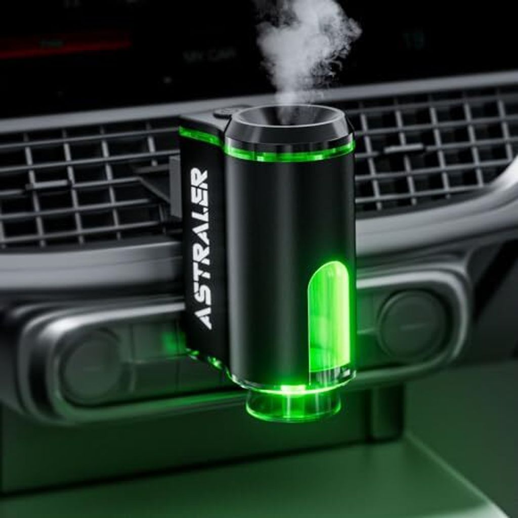 Smart Car Lufterfrischer Diffusor 3 ätherische Öle, lange Lebensdauer, intelligentes Auto ein- und ausgeschaltet