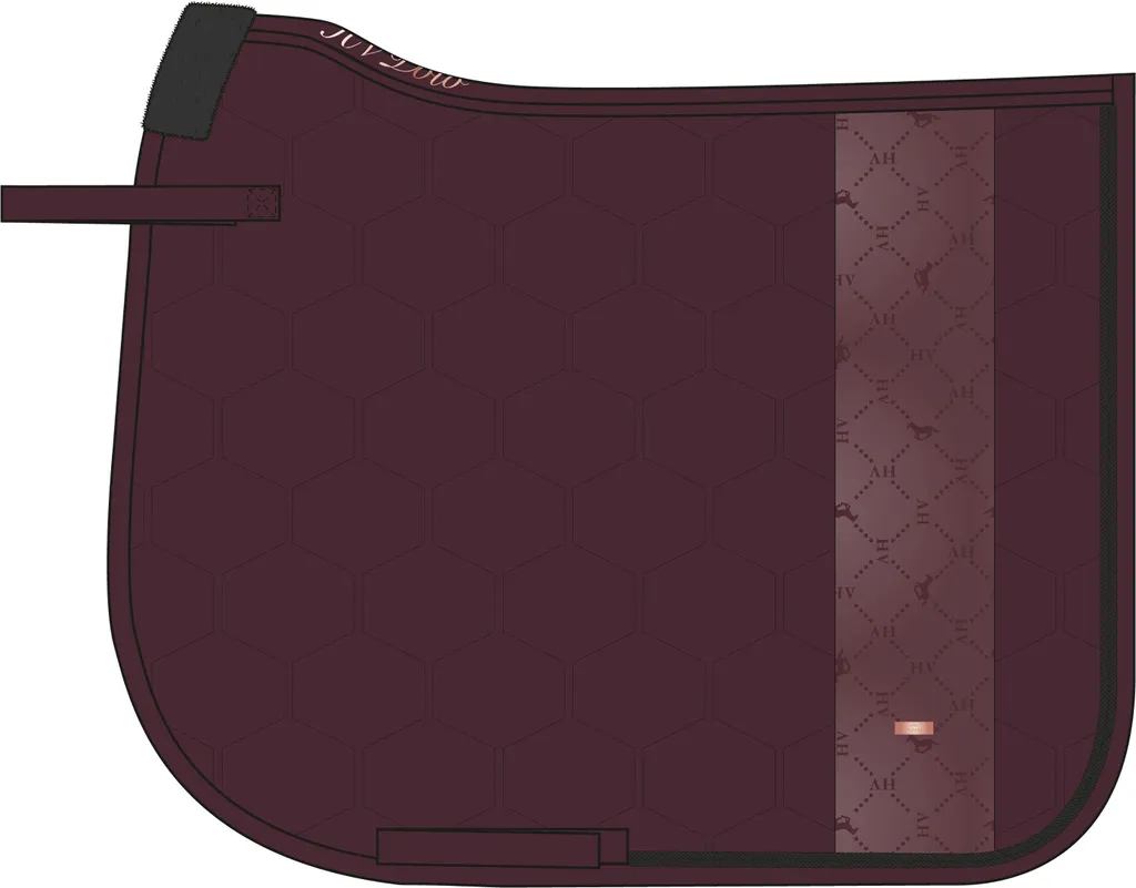 Tapis de Selle Mixte Chabraque HV Polo HVPCecile Dark Berry Taille GP