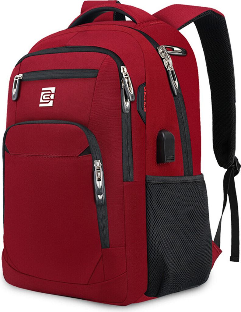 MODFU Laptoprucksack Laptop Rucksack 36LGroßer Tragba Laptoptasche für 15,6 zoll Laptop mit USB-Anschluss, Anti-Diebstahl, Backpack mit Laptopfac...