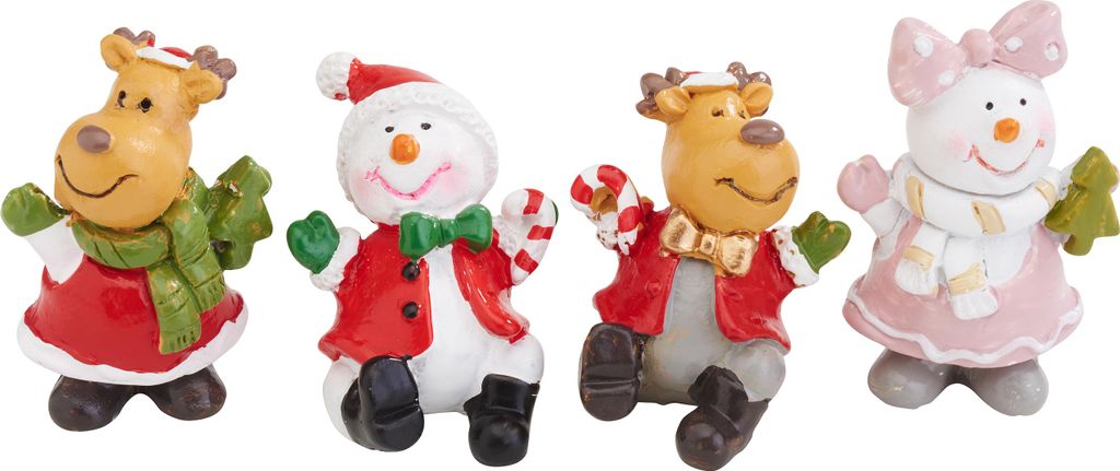 VBS Figuren "X-Mas Greetings", 4 Stück