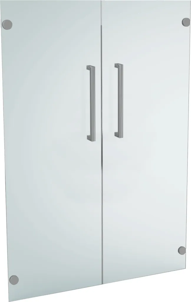 Portes de façade Aveto 3 OH kit 760 mm avec vitrage élégant pour bureau