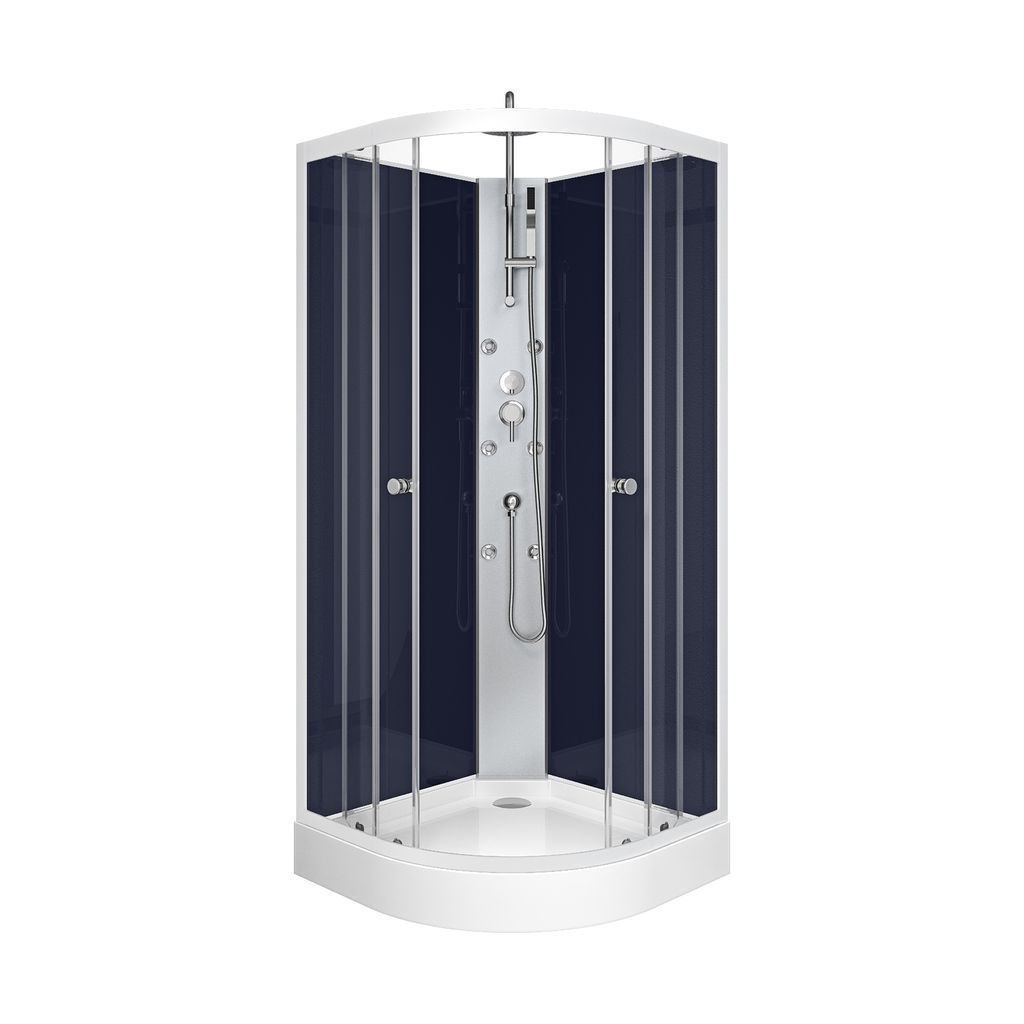 Dusche Komplett MARWELL Komplettdusche Fertigdusche Night Produktbild 2