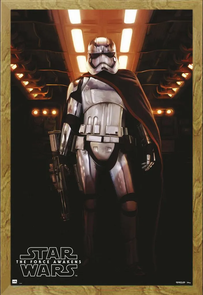 Star Wars Episode 7 Poster Captain Phasma 2 + Cornice Shinsuke MDF - 1